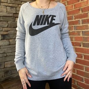 Nike gray women’s sweatshirt